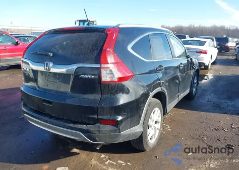 2015 Honda Cr-V Ex-L from USA, damaged, VIN 5J6RM4H77FL049461